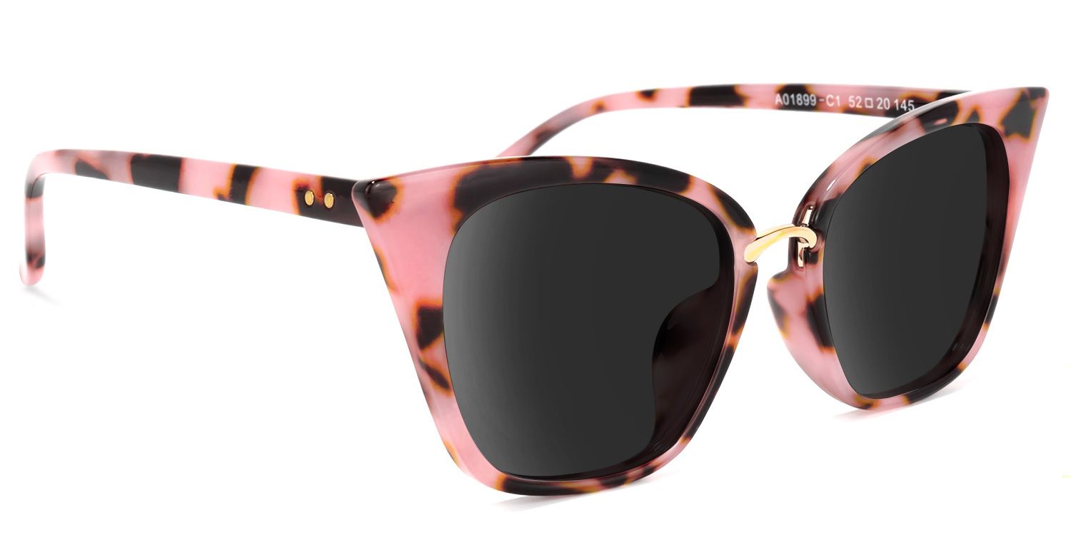 Chandrikar Cat Eye Pink-Floral Sunglasses | ZEELOOL Canada2