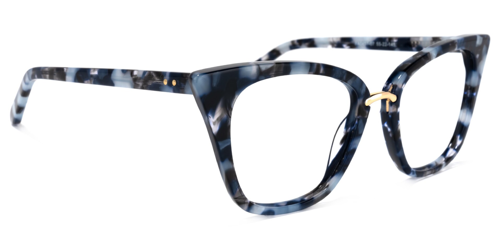 Martha Cat Eye Blue-Tortoise Glasses | Zeelool Glasses2