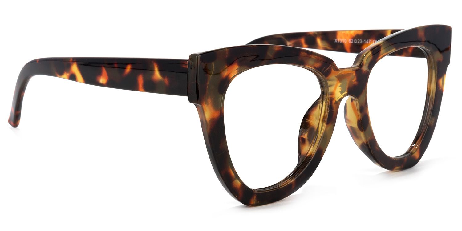 Hassan Cateye Tortoise Glasses | Zeelool Glasses2