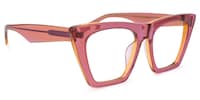 Cecile Cat Eye Pink Glasses2