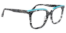 Jaffett Square Black-White Glasses2