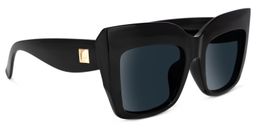 Alberta Cat Eye Black Sunglasses2