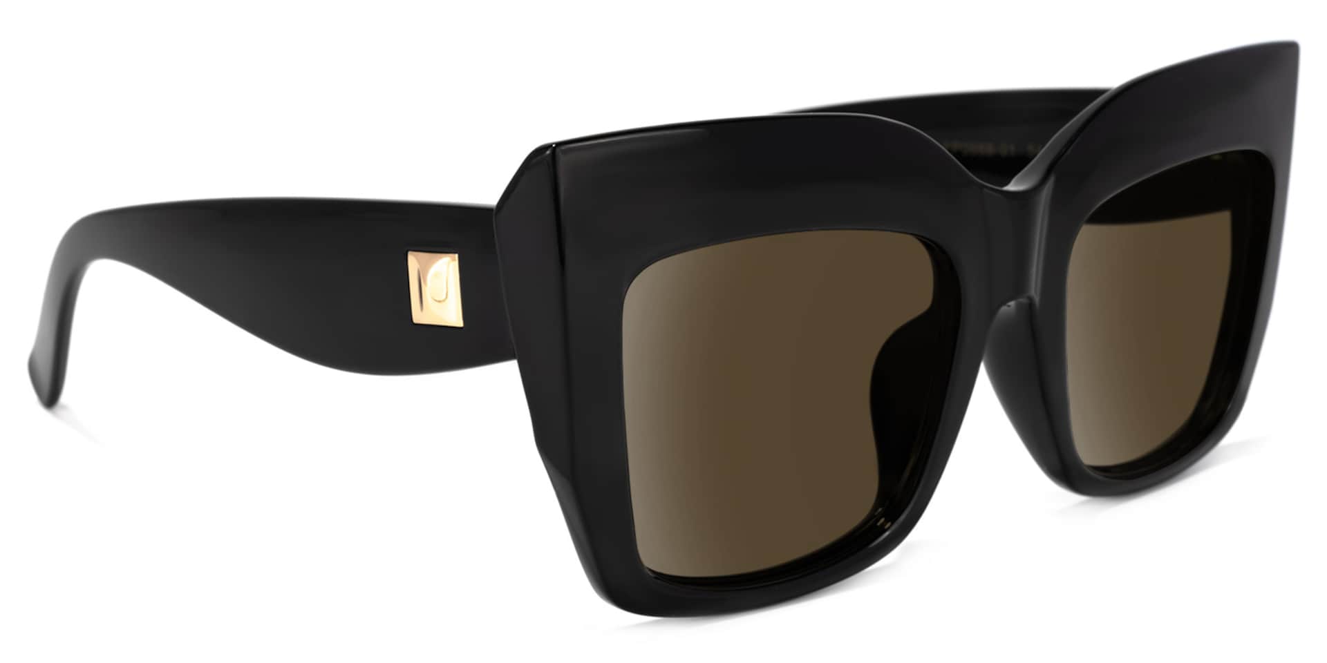 Alberta Cat Eye Black Sunglasses | Zeelool Glasses2