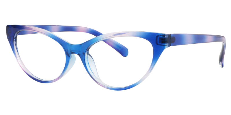 Cateye Blue Reading Glasses | Zeelool Reading Glasses2