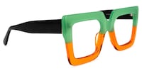 Brandon Square Orange Glasses2