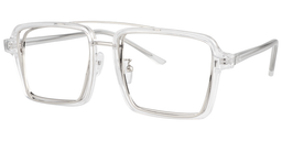 Nellie Aviator Clear-Silver Glasses2