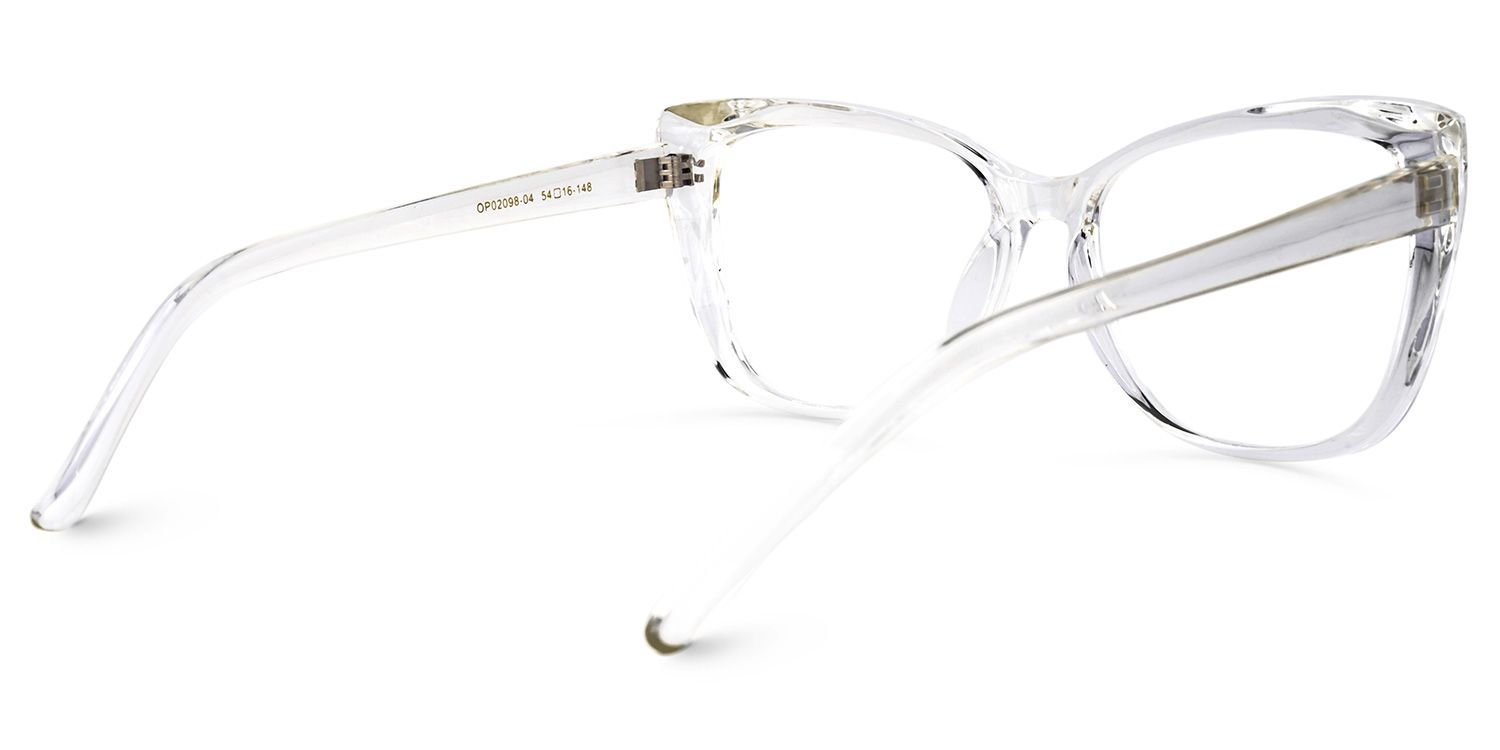 Farris Square Crystal Frame Glasses | Zeelool Optical3