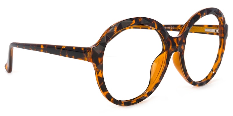 Lila Round Tortoise Glasses | Zeelool Glasses2