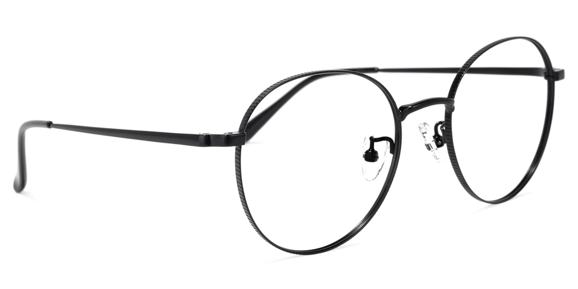 Ringstaff Round Black Glasses | Zeelool Glasses2