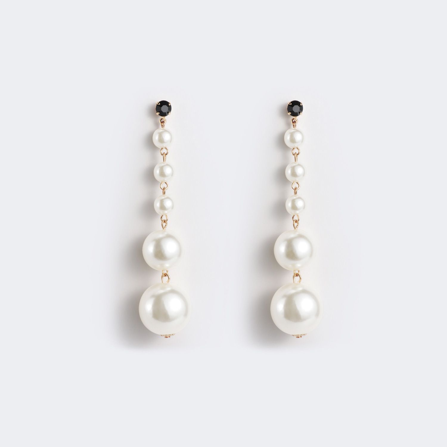 Vintage Elegant White Pearl Earrings  | Zeelool Glasses2
