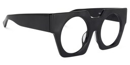 Lambert Geometric Black Glasses1