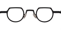 Timothy Round Black Glasses5