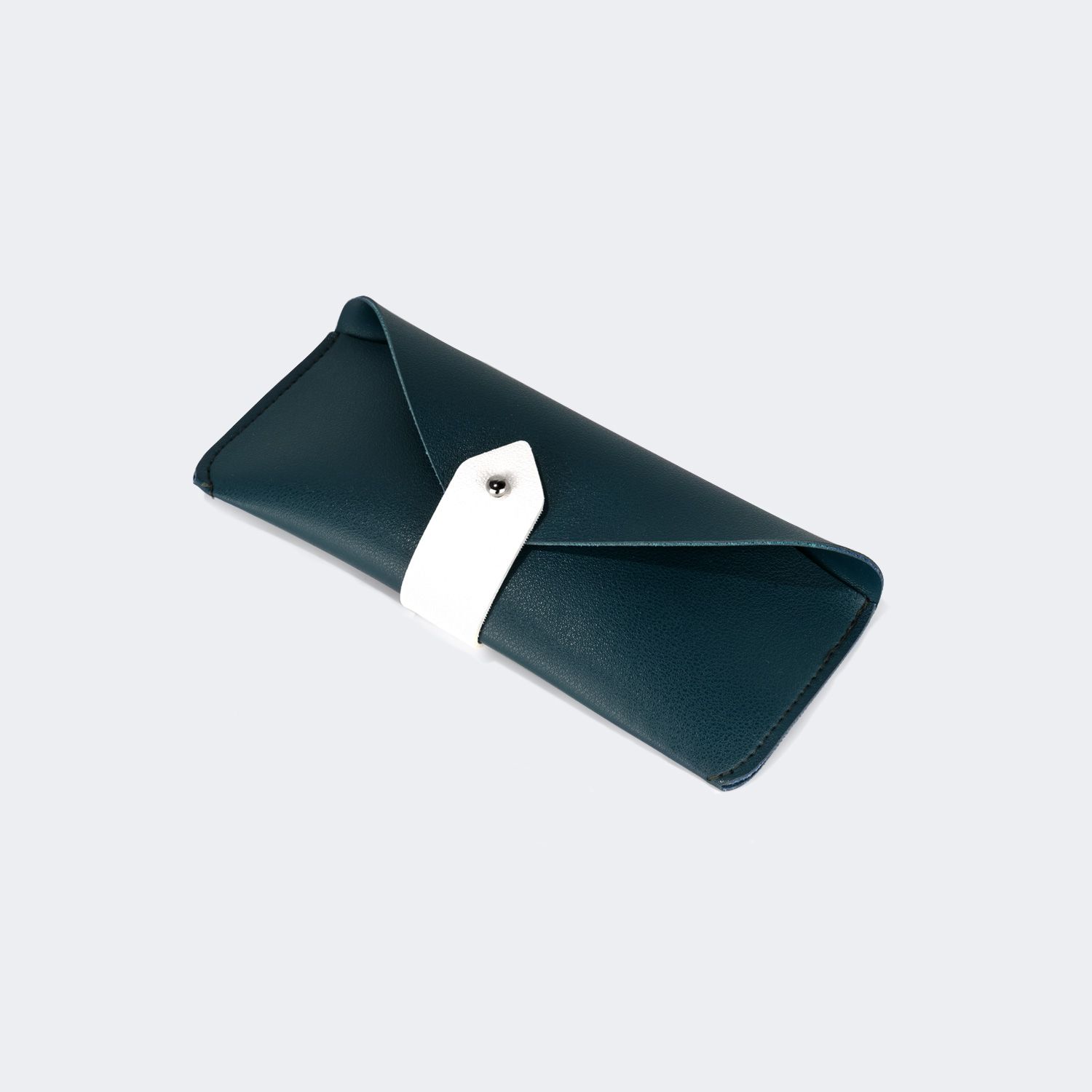 Simple Stylish Dark-Blue Leather Box | Zeelool Glasses1