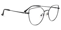Doyle Cat Eye Black Glasses1