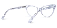 Caron Cat Eye White-Crystal Glasses3