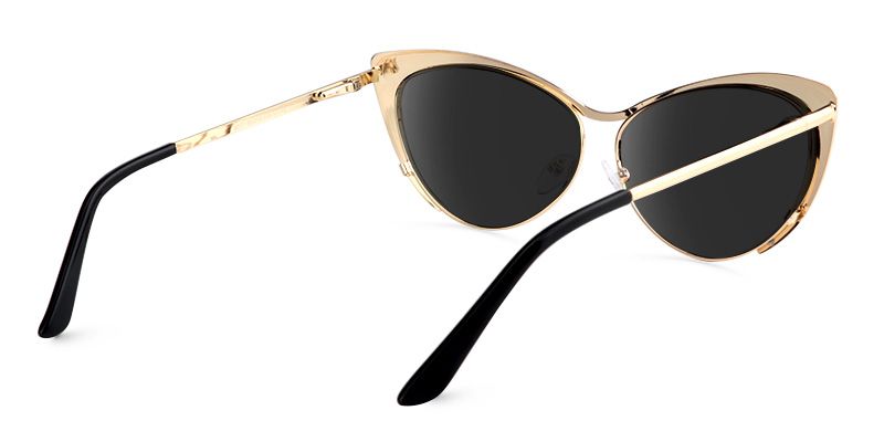 Ellen Black Cat Eye Sunglasses to Frame Your Face | ZEELOOL3
