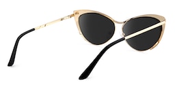 Ellen Cateye Black Sunglasses3