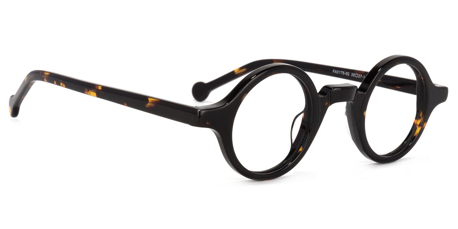 Arale Round Tortoise Full-rim Eyeglasses | Zeelool Optical2