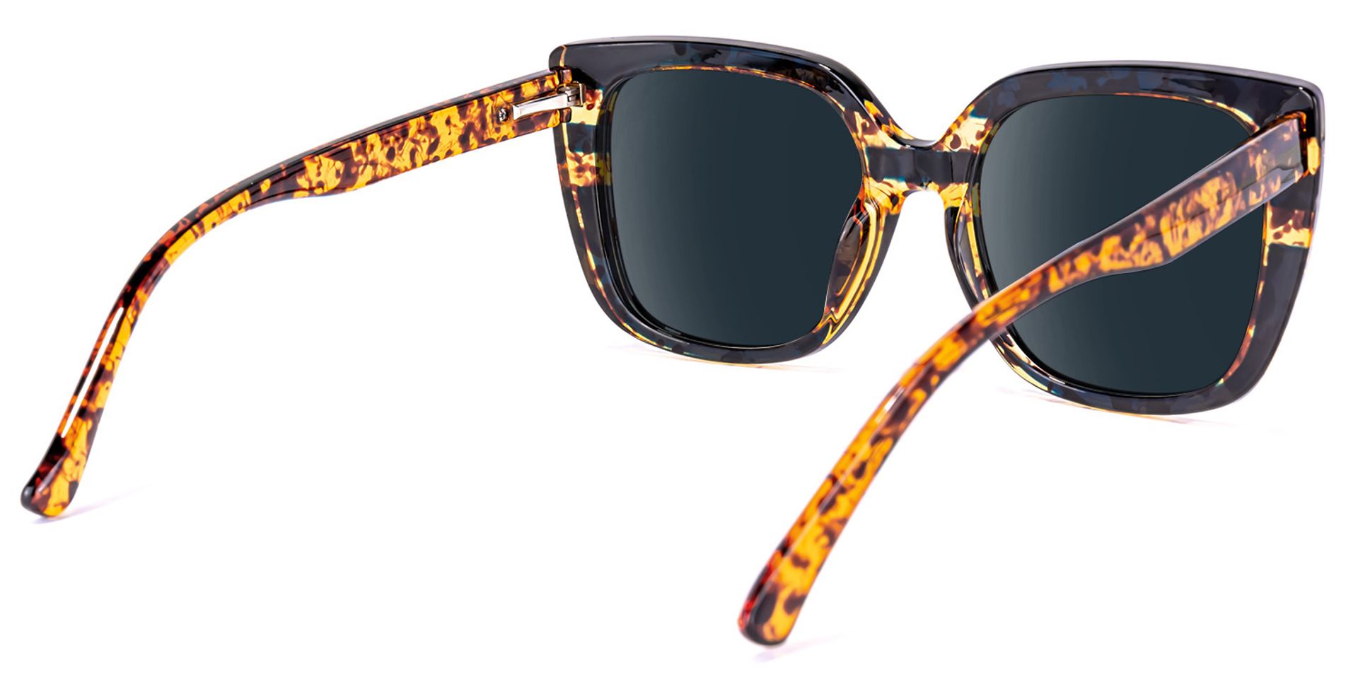 Brenda Square Dark-Blue Sunglasses | Zeelool Glasses3