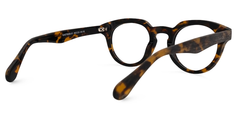 Galmore Round Tortoise Glasses | Zeelool Glasses3