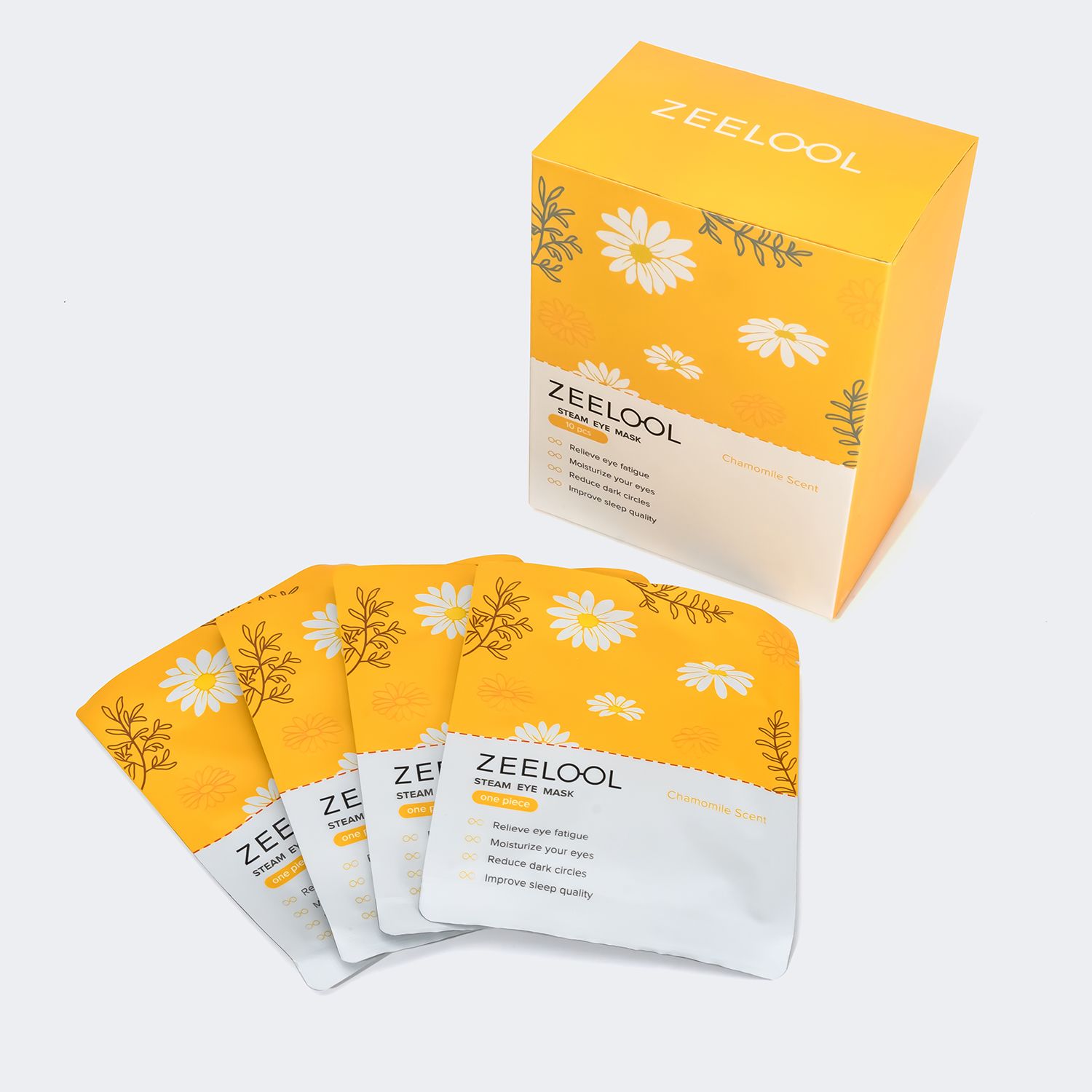 Zeelool Mild Steam Eye Mask Chamomile Scent 10 count | Zeelool Glasses0