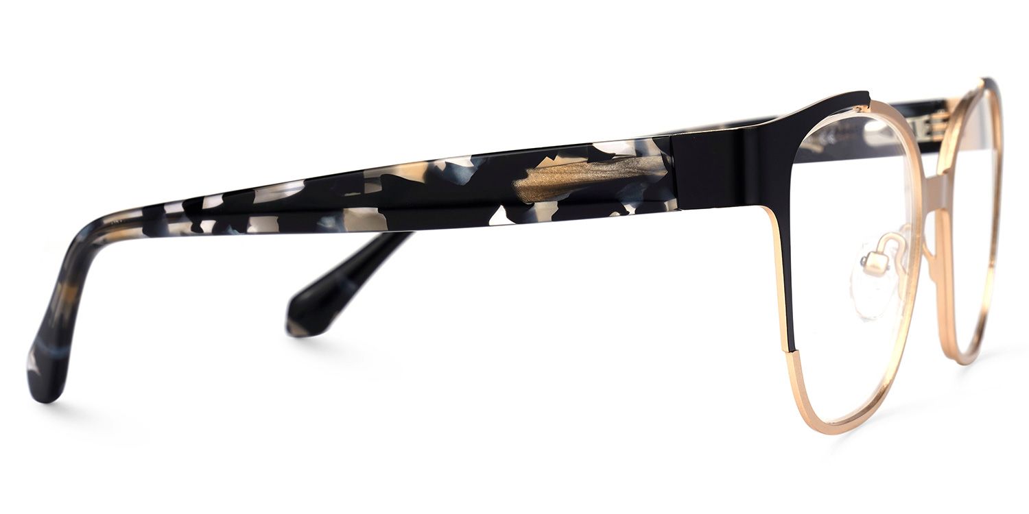 Angellay Square Gold Glasses | Zeelool Glasses2