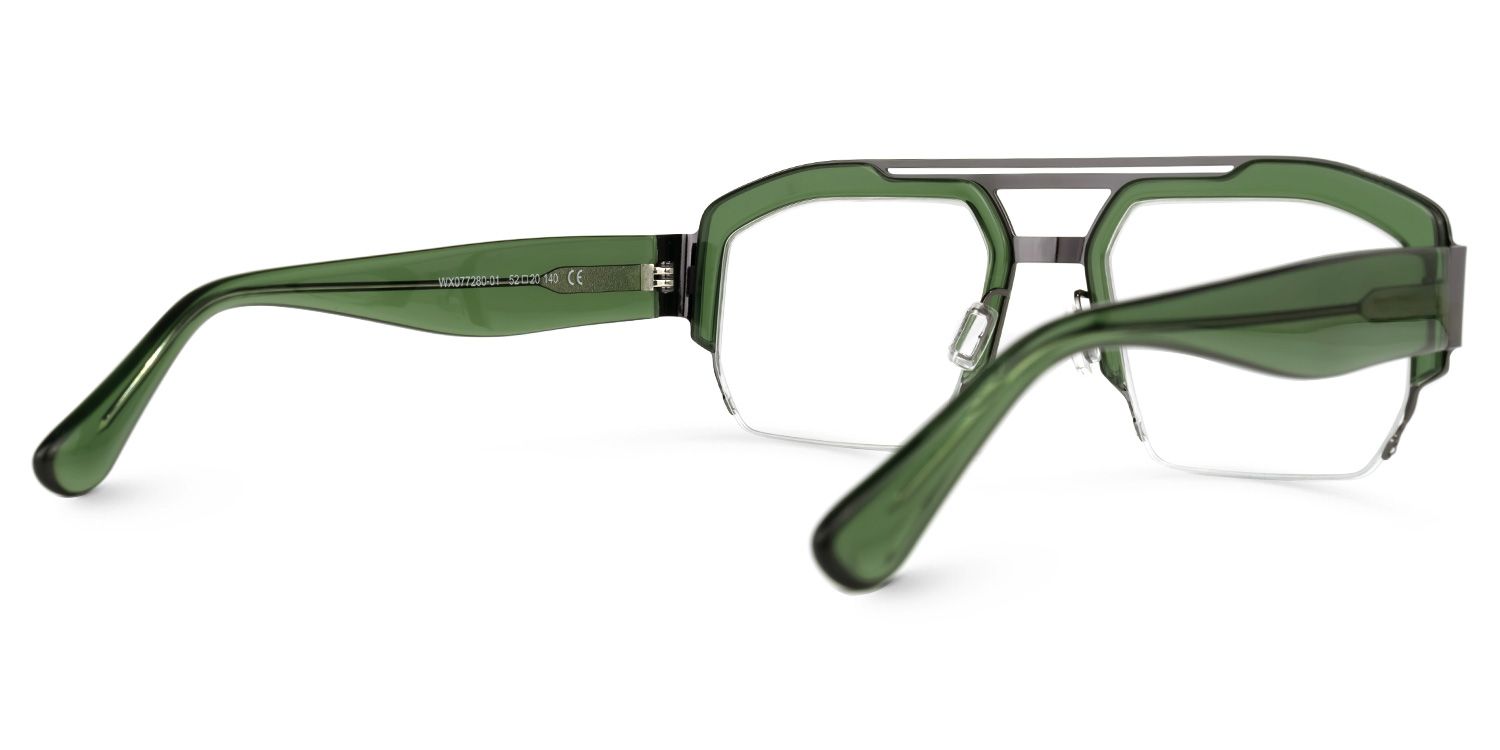 Curtis Aviator Green Glasses | ZEELOOL Canada3
