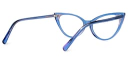 Renay Cateye Blue Glasses3