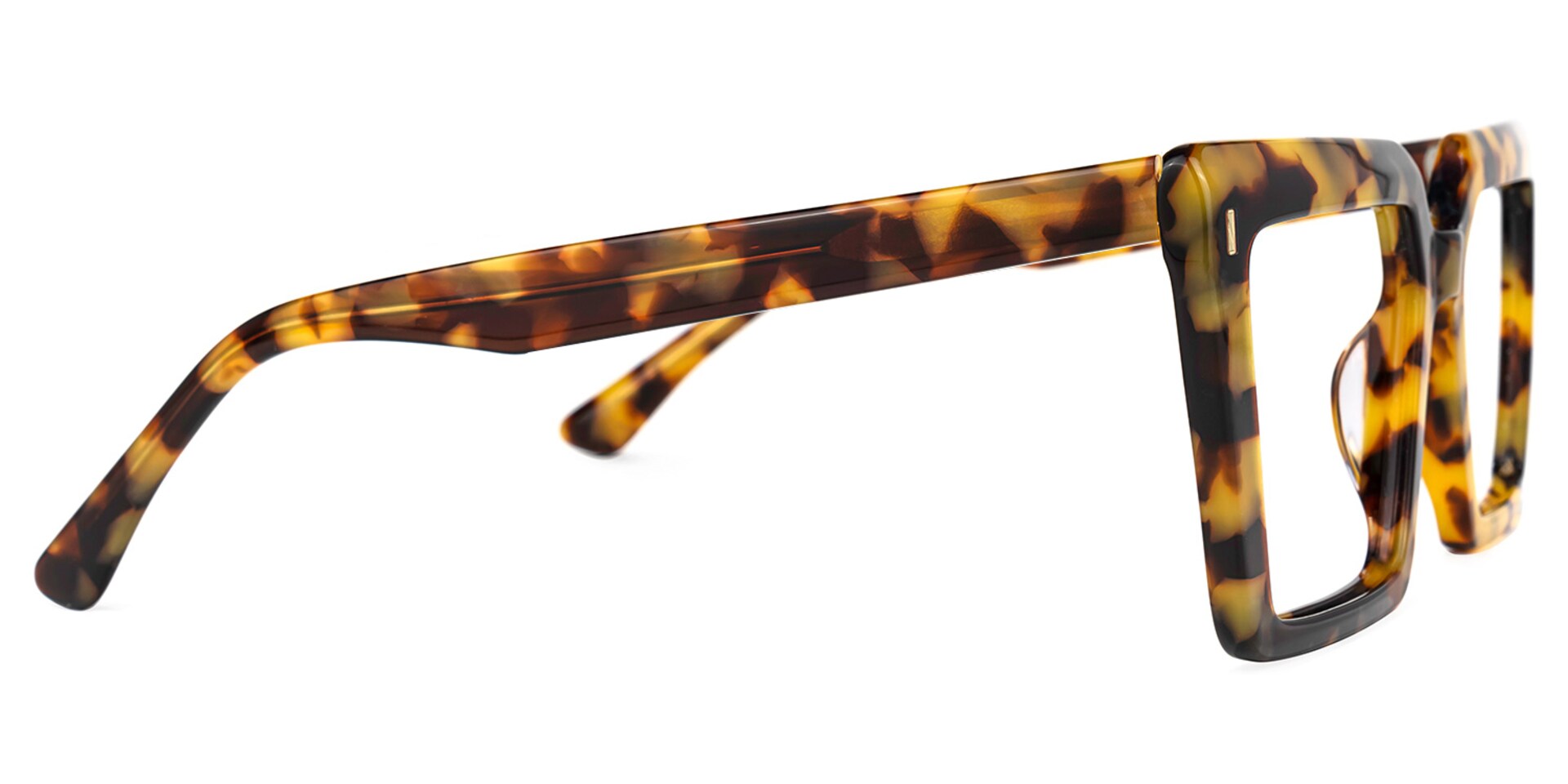 Nelisa Square Tortoise Glasses | Zeelool Glasses3