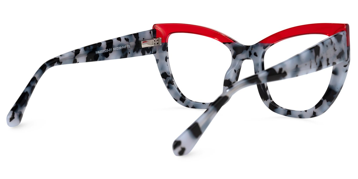 Shahdia Geometric Light-Tortoise Glasses | Zeelool Glasses3