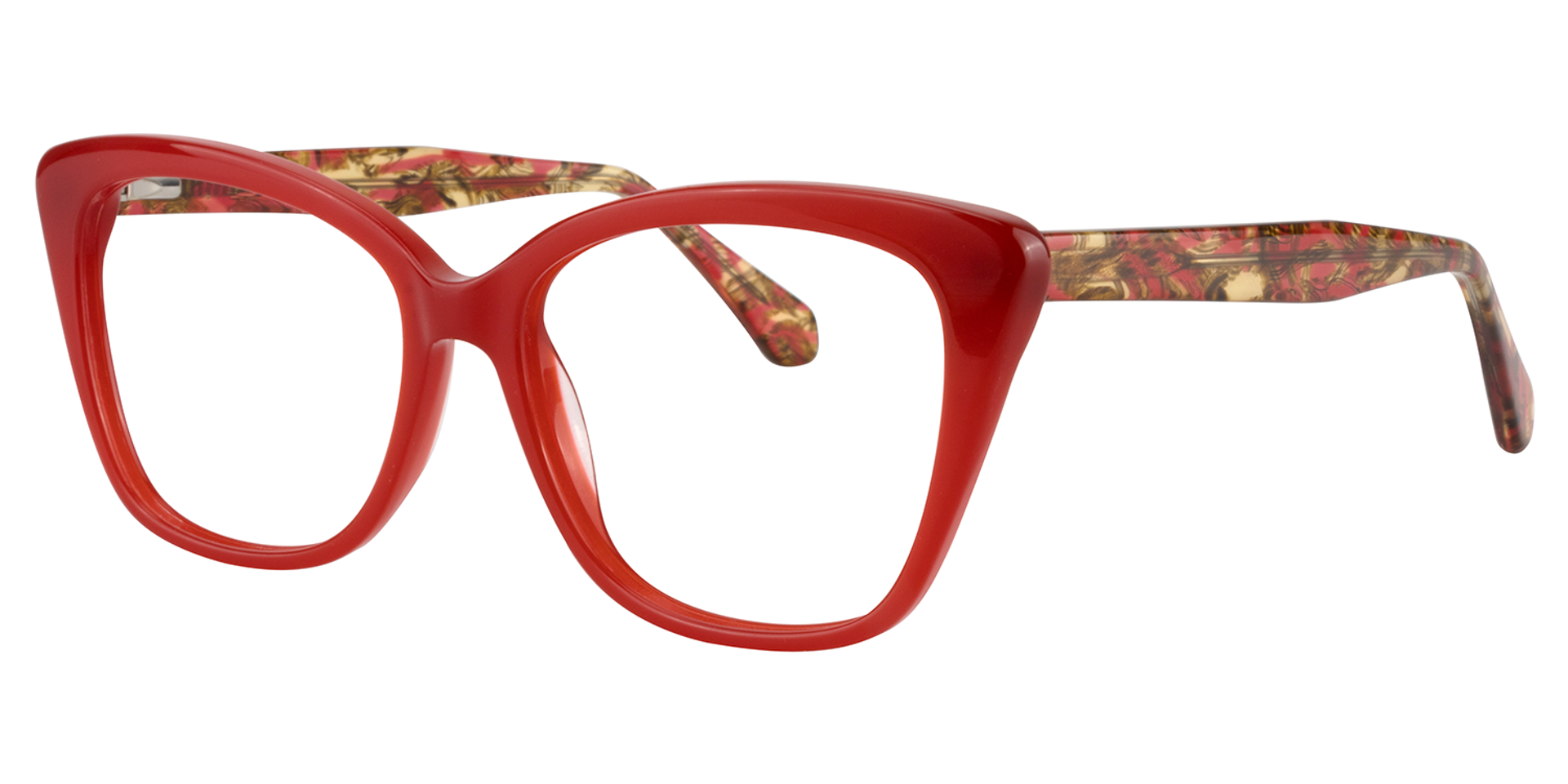 Square Red Glasses | Zeelool Glasses3