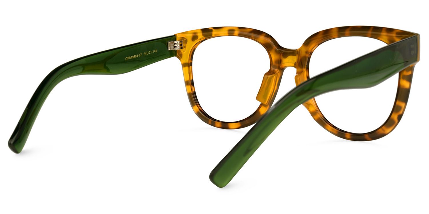 Harrell Square Tortoise Glasses | Zeelool Glasses1