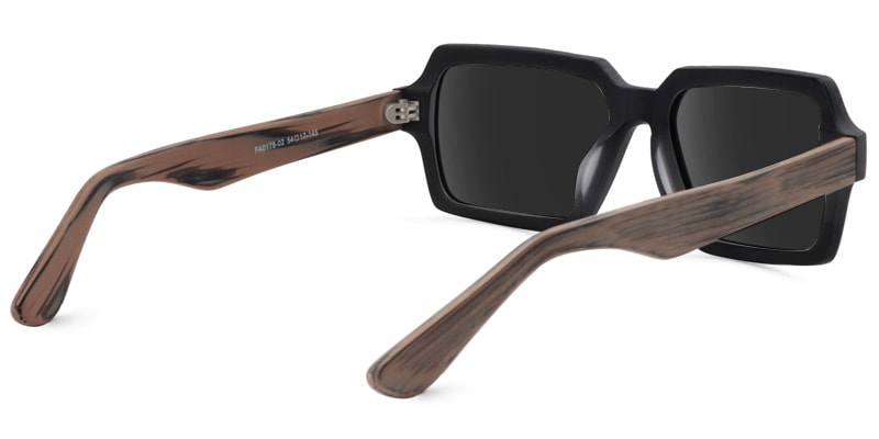 Arthur Geometric Black Sunglasses3