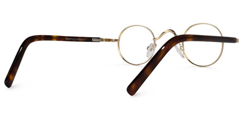 Cryssy Round Gold Glasses | Zeelool Glasses3