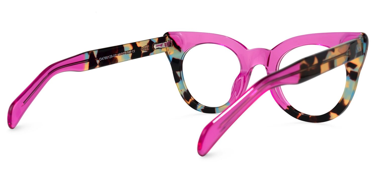 Godwin Cateye Purple Glasses | Zeelool Glasses3
