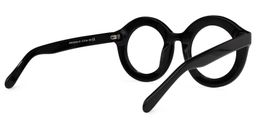Vilmary Round Black Glasses3