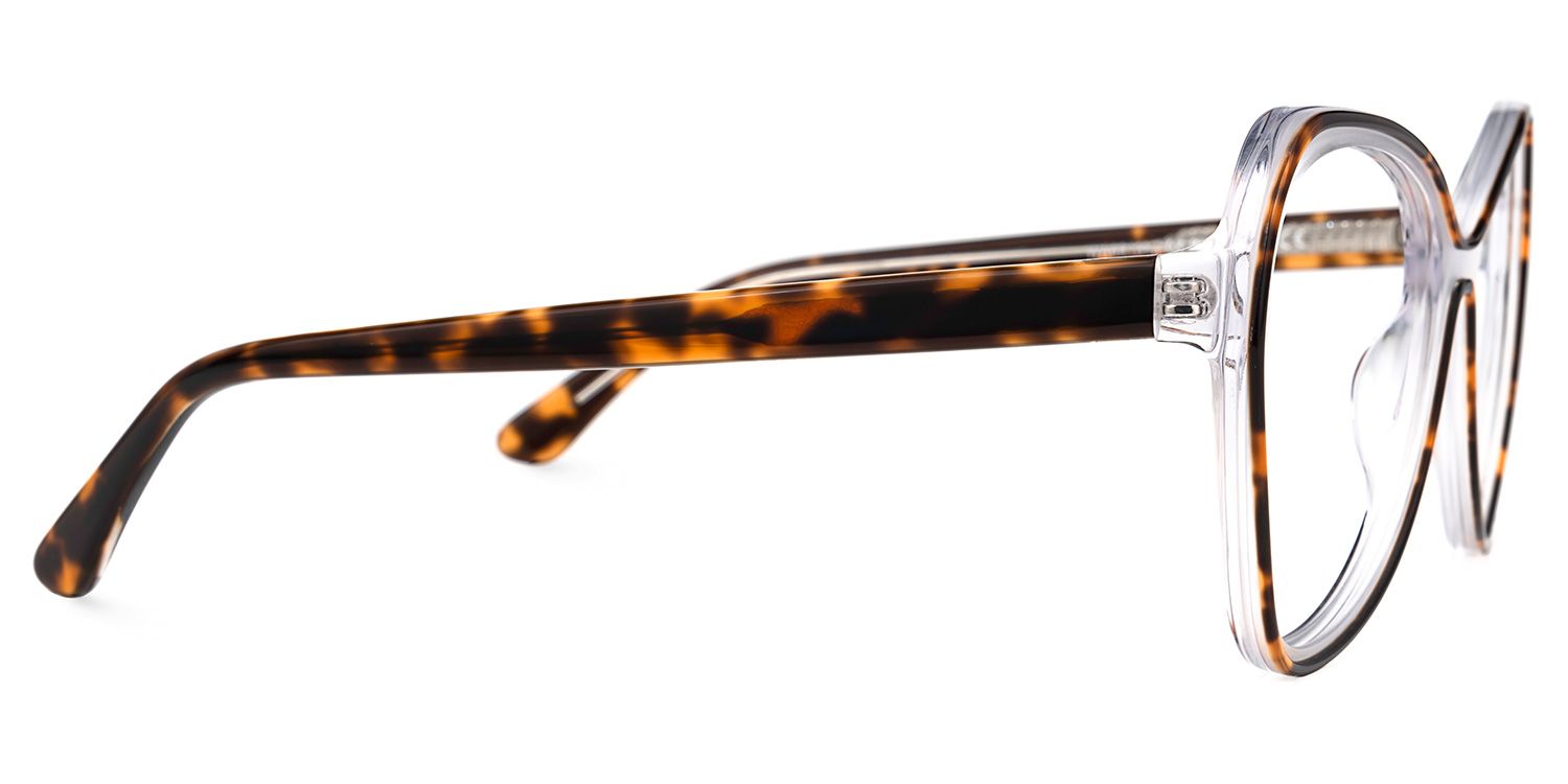Margarita Geometric Tortoise Glasses | Zeelool Glasses2