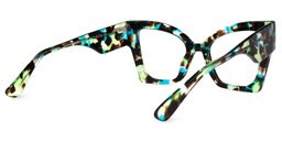 Kayan Cateye Green-Floral Glasses3