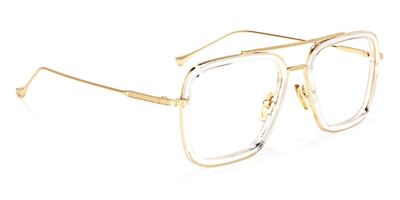 Gifford Aviator Crystal Glasses | Zeelool Glasses1
