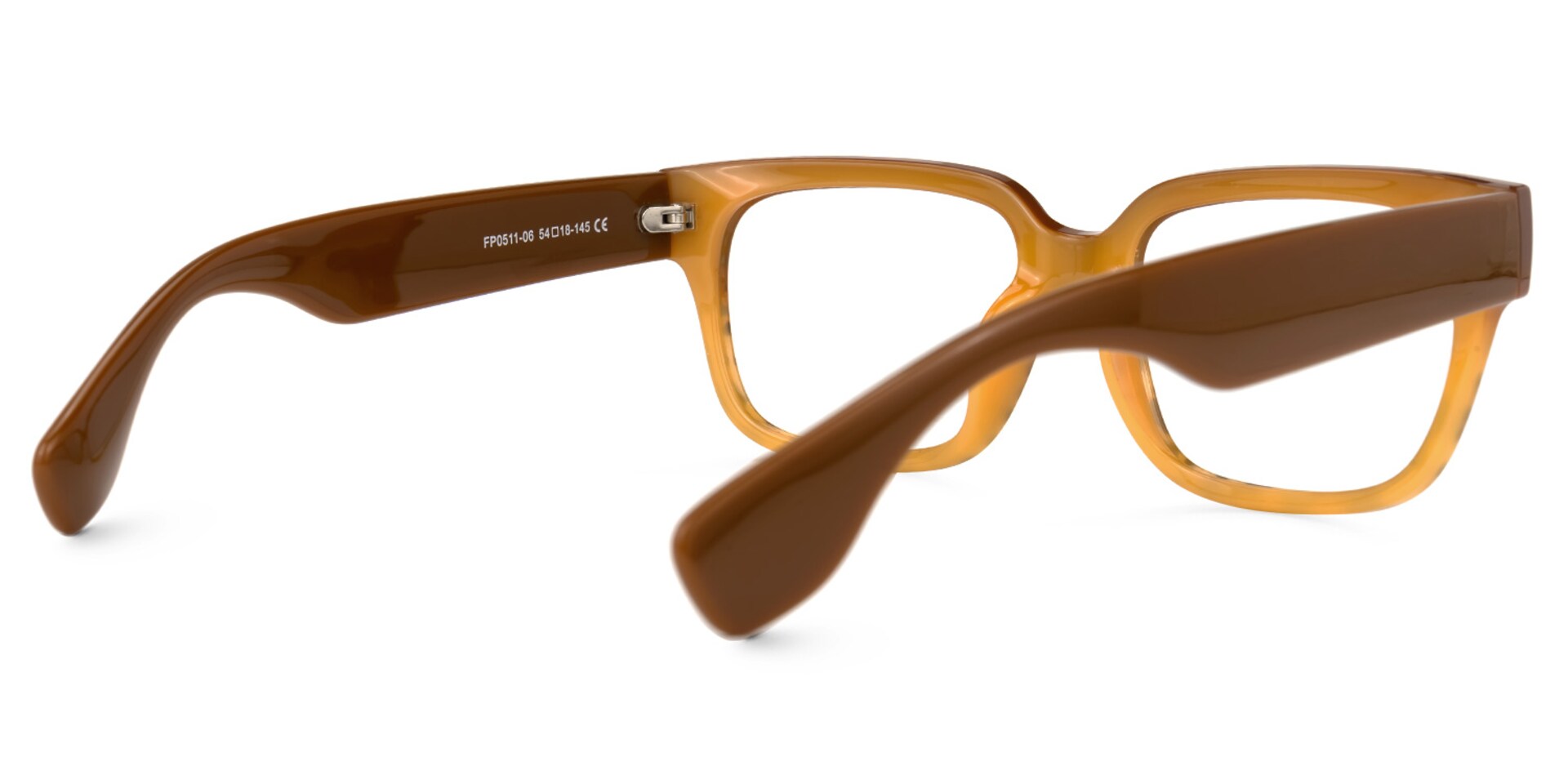 Colin Rectangle Brown Glasses | Zeelool Glasses3