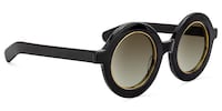 Calhoun Round Black Sunglasses2