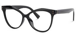 Saul Cateye Black Glasses2