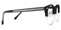 Luvinia Round Black-Crystal Glasses2