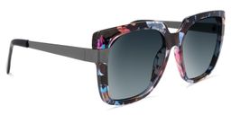 Reeves Square Floral Sunglasses2