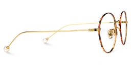 Kristina Round Tortoise Glasses2