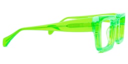 Glaucia Square Green Glasses2