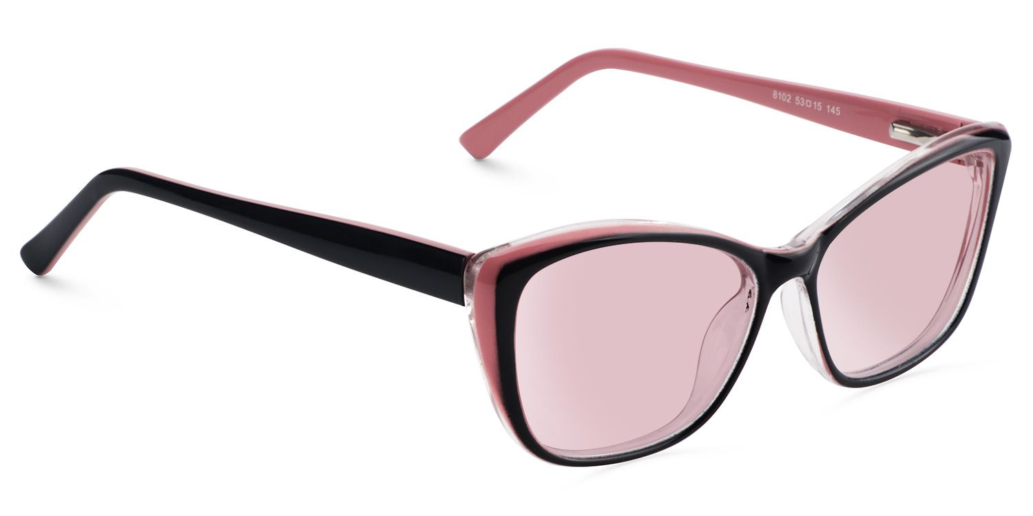 Fidelia Cat Eye Black Sunglasses | Zeelool Glasses2