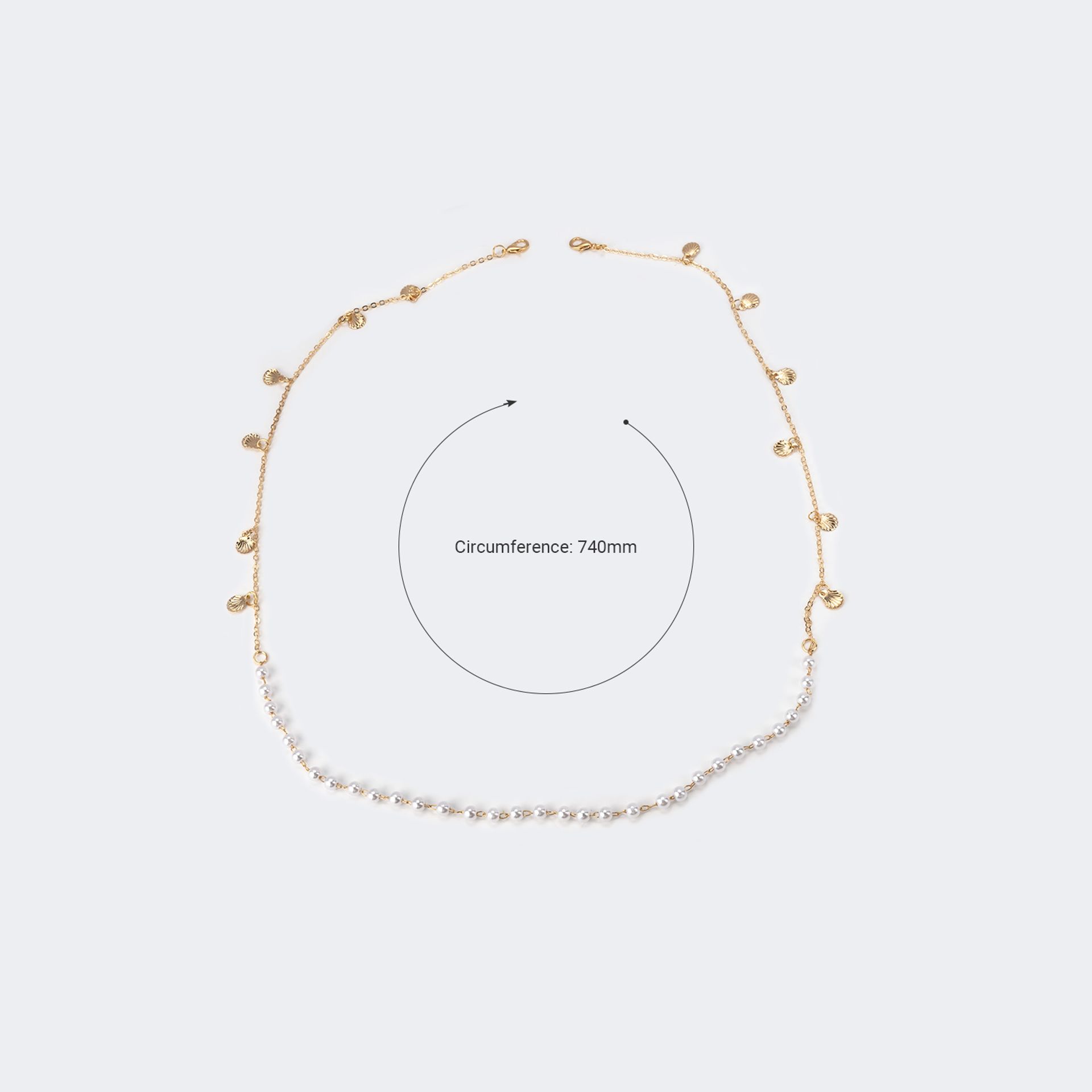 Fashion Pearl Non-slip Metal Chains | Zeelool Glasses3