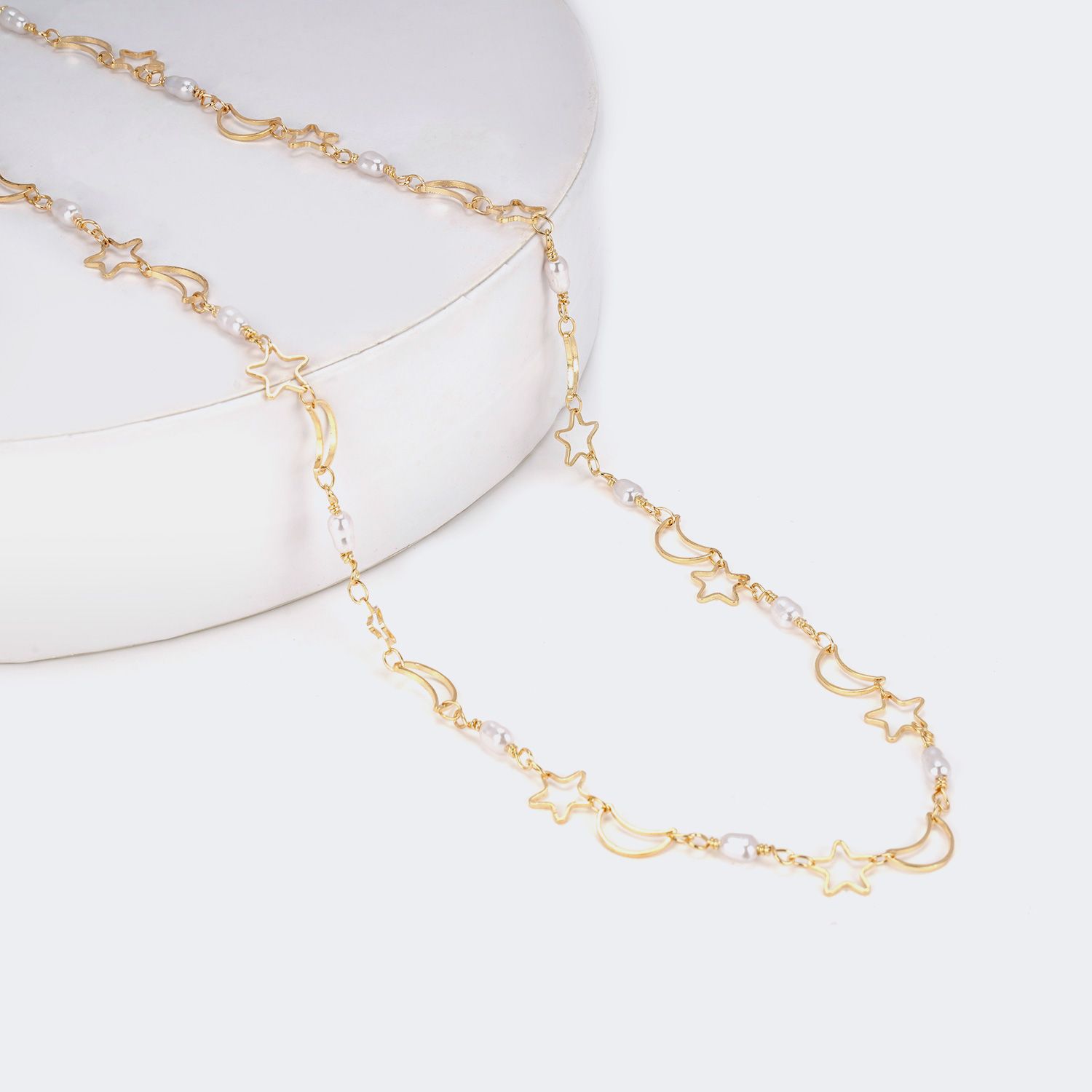 Distinctive Eye-catching Gold Chains | Zeelool Glasses0