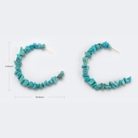 Stylish Turquoise Green Earrings2
